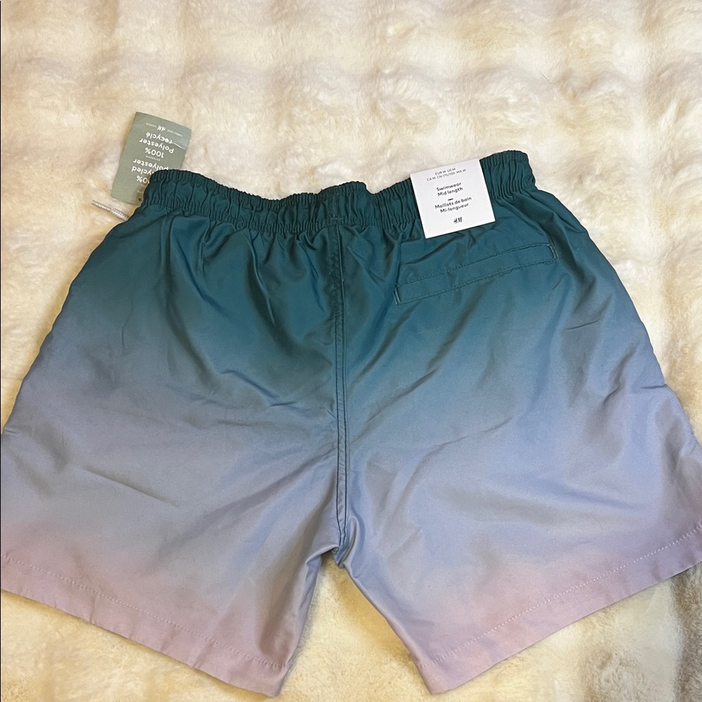 H&M Blue and Purple Ombre Swim Board Shorts - Picture 5 of 5
